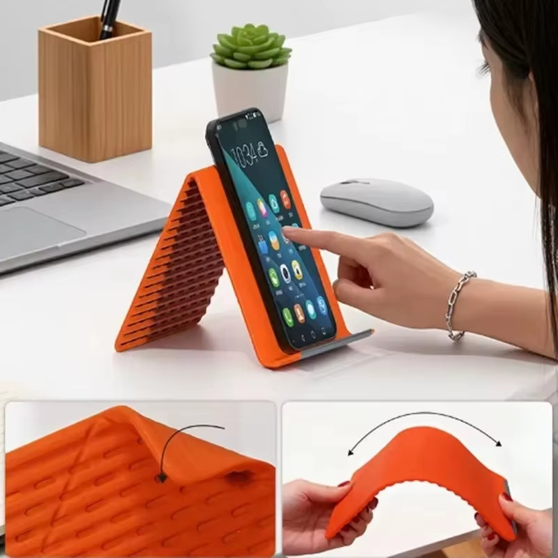 Laptop Stand - Penyangga Ponsel Silikon yang Dapat Disesuaikan,