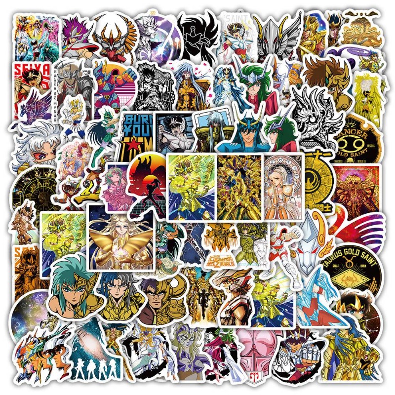 101 Buah Stiker Anime Saint Se - Laptop Original Accessories ulasan dan harga