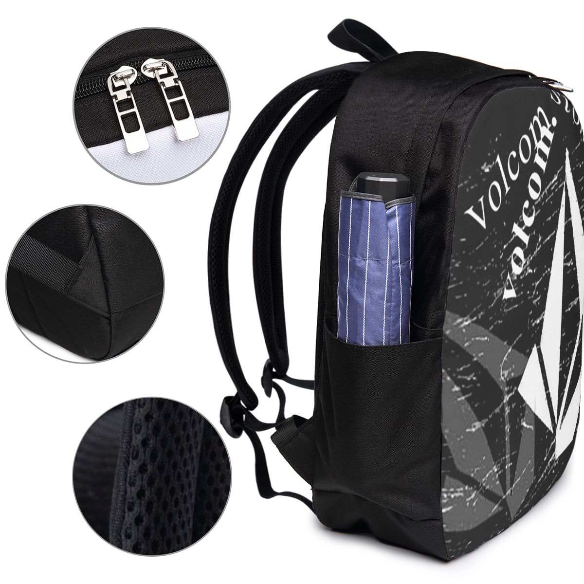 V-Volcom Logo Backpack Tas Not - Laptop Bag ulasan dan harga