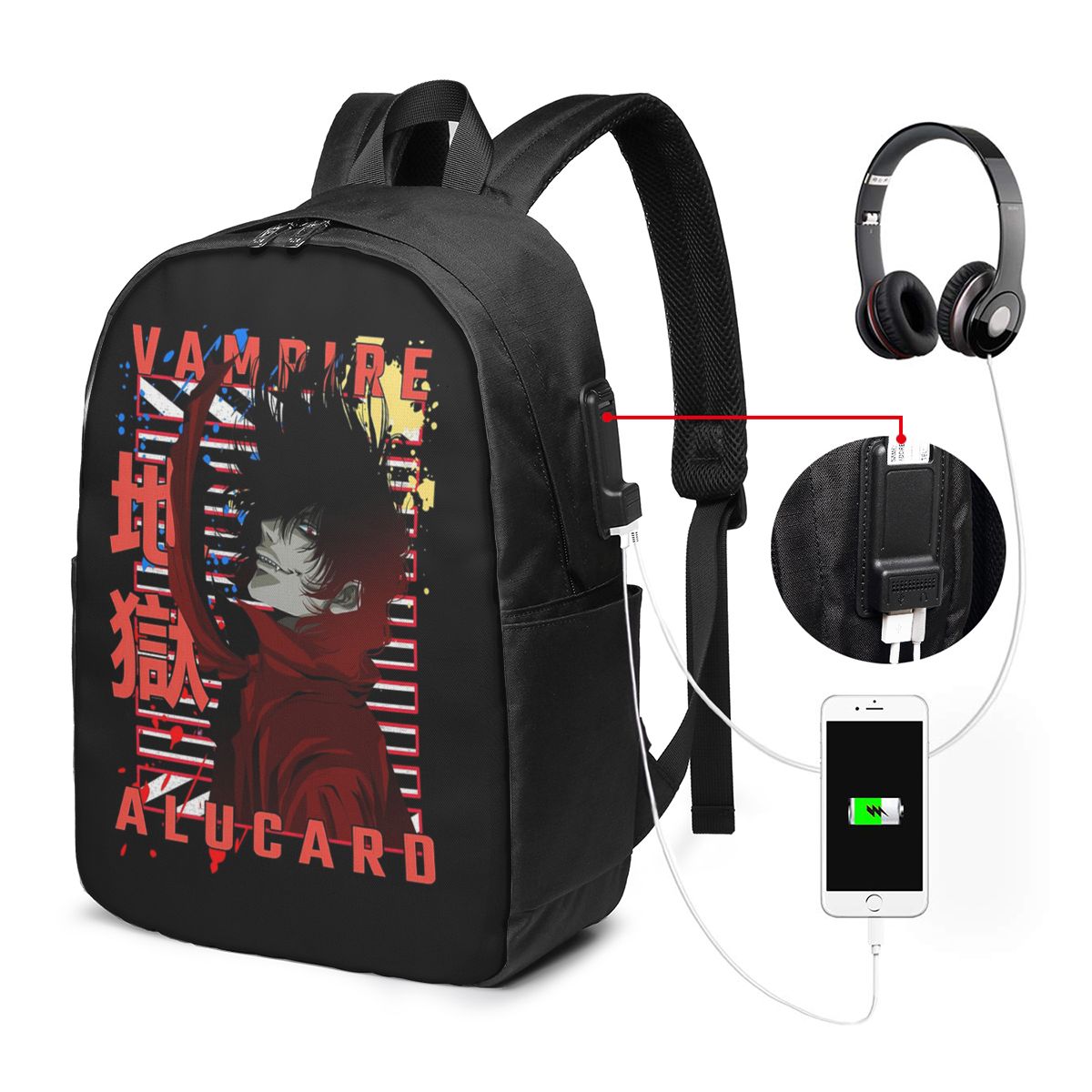 Alucard Hellsing Manga Backpac - Laptop Bag ulasan dan harga