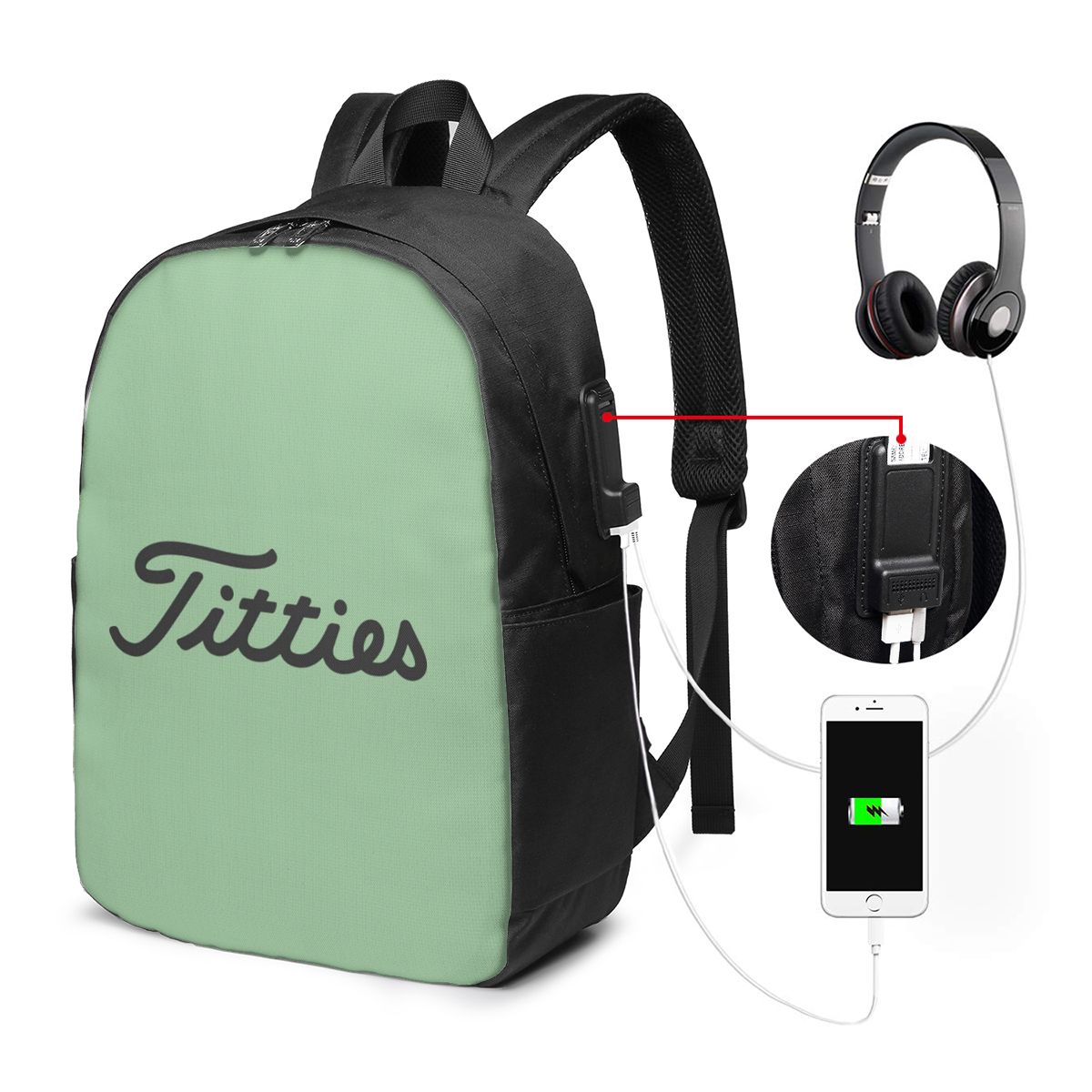 Tas Ransel Bola Golf Titties,  - Laptop Bag ulasan dan harga