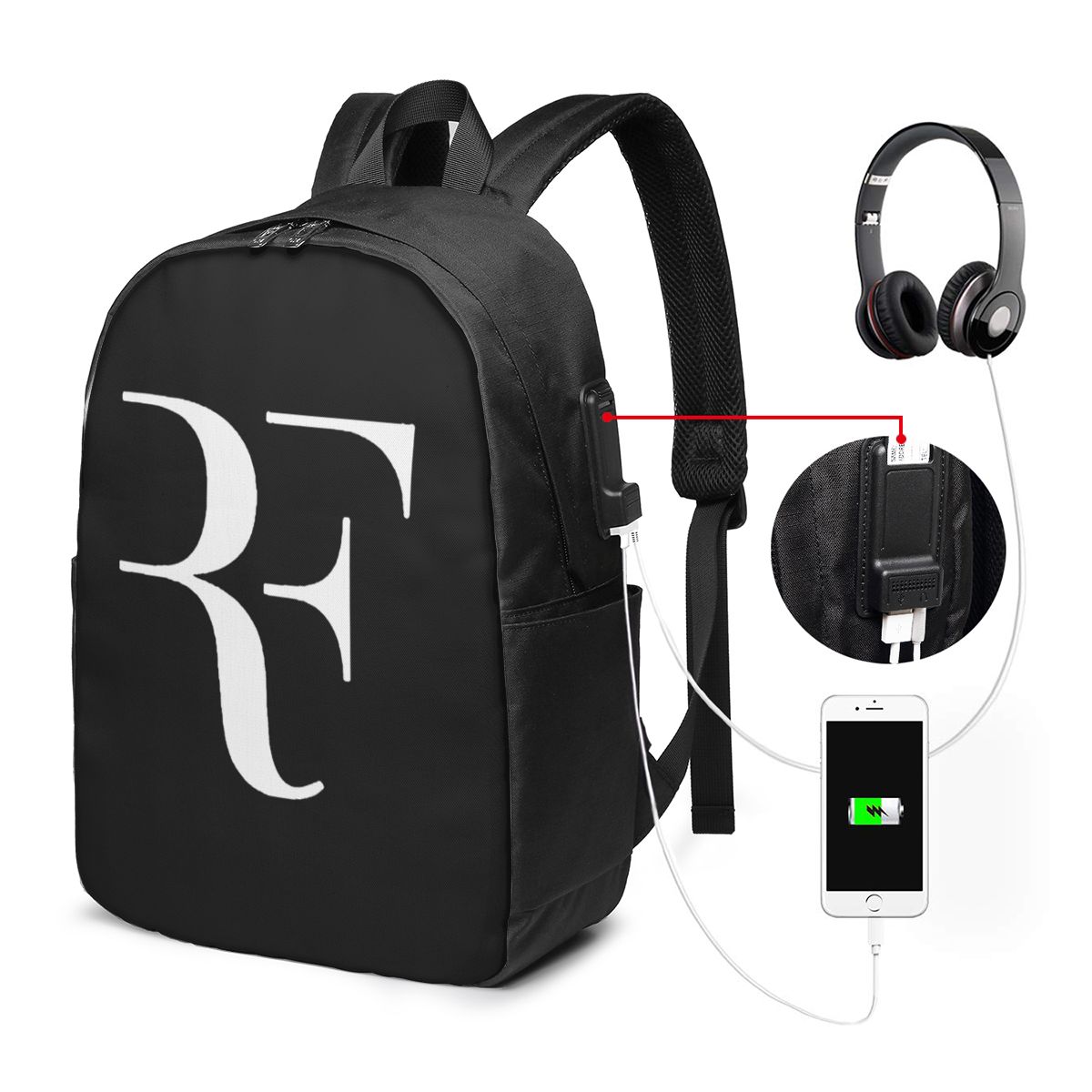 Roger Federer Tas Ransel Trave - Laptop Original Accessories ulasan dan harga