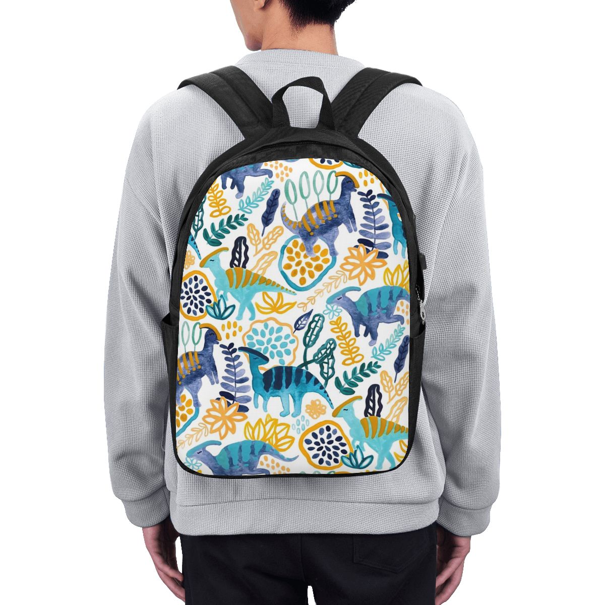 Gouache Parasaurolophuses Rans - Laptop Bag ulasan dan harga