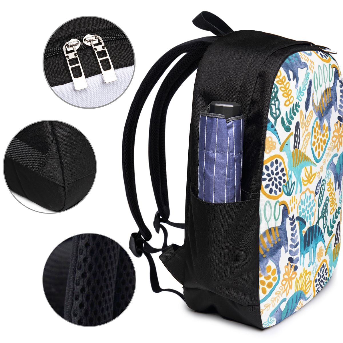 Gouache Parasaurolophuses Rans - Laptop Bag ulasan dan harga